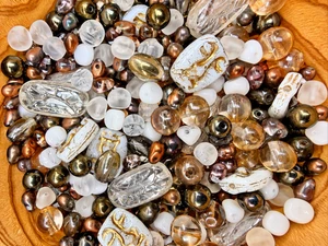 Limited Edition Czech Glass Curio Shop Bead Soup - 100 grams