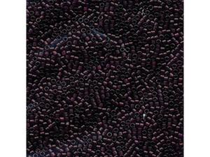 Miyuki 11/0 Dyed Transparent Matte Purple Delica Seed Beads 2.5-Inch Tube Miyuki 11/0 Dyed Transparent Matte Purple Delica Seed Beads 2.5-Inch Tube