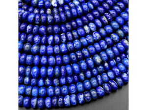 Lapis 6mm Rondelle Bead Strand Lapis 6mm Rondelle Bead Strand