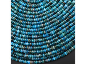 Apatite 4mm Rondelle Bead Strand