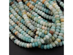 Amazonite 6mm Rondelle Bead Strand
