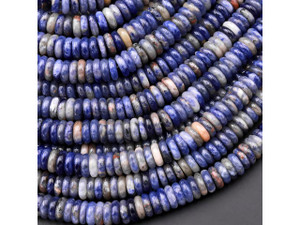 Sodalite 6mm Rondelle Bead Strand
