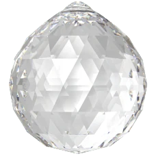 PRESTIGE 8558 30mm Crystal Ball Pendant