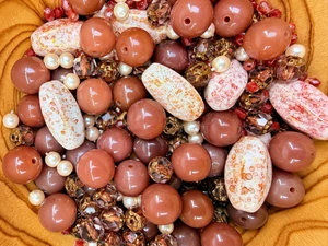 Limited Edition Czech Glass Cameo Bead Soup - 100 grams