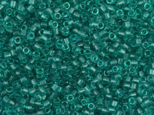 Miyuki 11/0 Trans Tropical Teal Delica Seed Beads 2.5-Inch Tube Miyuki 11/0 Trans Tropical Teal Delica Seed Beads 2.5-Inch Tube
