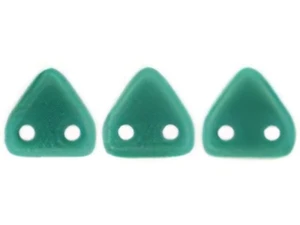 CzechMates 6mm Triangle Beads Persian Turquoise 2.5-Inch Tube