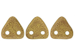 CzechMates 6mm Triangle Beads Pacifica Macadamia 2.5-Inch Tube