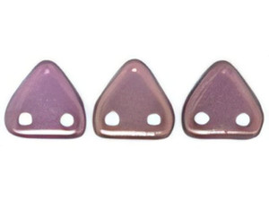 CzechMates 6mm Triangle Beads Halo Regal 2.5-Inch Tube