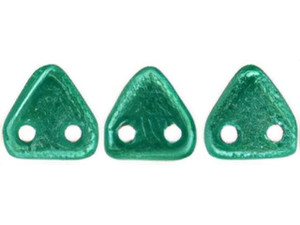 CzechMates 6mm Triangle Beads ColorTrends: Saturated Metallic Arcadia 2.5-Inch Tube
