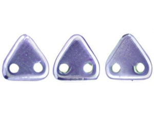 CzechMates 6mm Triangle Beads ColorTrends: Saturated Metallic Ballet Slipper 2.5-Inch Tube