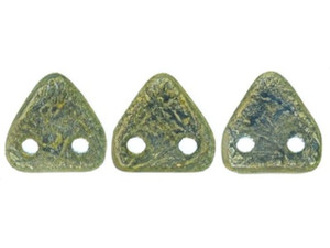 CzechMates 6mm Triangle Beads Pacifica Poppy Seed 2.5-Inch Tube