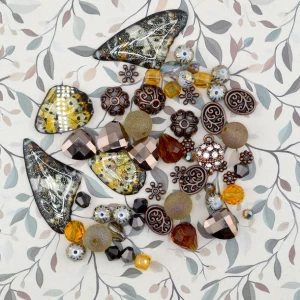 Jesse James Beads Autumnal Bead Mix - Deep In The Forest
