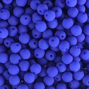 PRECIOSA Czech Glass Bead Strand 6mm, Velvet Blue 