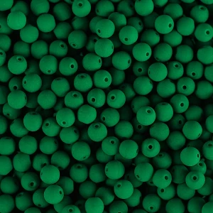 PRECIOSA Czech Glass Bead Strand 4mm, Velvet Irish Green