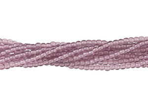 Czech Glass 2mm Medium Amethyst Round Bead Strand by Starman Czech Glass 2mm Medium Amethyst Round Bead Strand by Starman