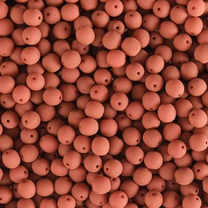 PRECIOSA Czech Glass Bead Strand 4mm, Velvet Terracotta 