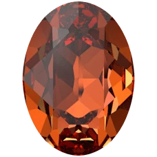 Swarovski 4120 18 x 13mm Oval Fancy Stone Persian Red