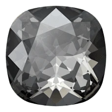 Swarovski 4470 12mm Cushion Fancy Stone Crystal Urban Grey