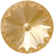 Swarovski 1122 14mm Rivoli Crystal Tuscan Yellow Lux