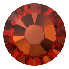 Swarovski 2058 Xilion Rose Enhanced Flatback SS5 Persian Red (144 Pieces)