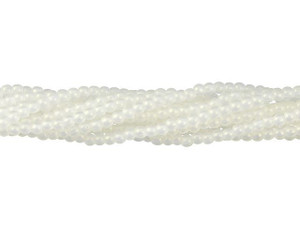 Czech Glass 2mm Sueded Gold Crystal Round Bead Strand by Starman Czech Glass 2mm Sueded Gold Crystal Round Bead Strand by Starman