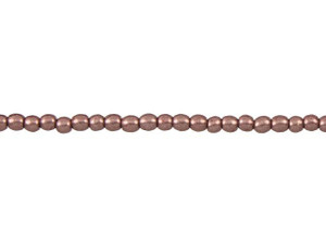 Czech Glass 3mm ColorTrends Saturated Metallic Butterum Round Bead Strand by Starman Czech Glass 3mm ColorTrends Saturated Metallic Butterum Round Bead Strand by Starman