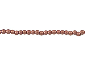 Czech Glass 3mm ColorTrends Saturated Metallic Grenadine Round Bead Strand by Starman Czech Glass 3mm ColorTrends Saturated Metallic Grenadine Round Bead Strand by Starman