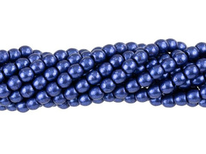 Czech Glass 3mm ColorTrends Saturated Metallic Ultra Violet Round Bead Strand by Starman Czech Glass 3mm ColorTrends Saturated Metallic Ultra Violet Round Bead Strand by Starman