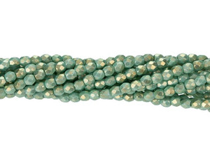 Czech Glass 3mm Halo Ethereal - Heavens Fire-Polish Bead Strand by Starman Czech Glass 3mm Halo Ethereal - Heavens Fire-Polish Bead Strand by Starman