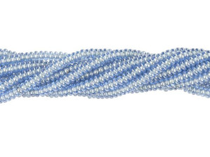 Czech Glass 3mm Luster Sapphire Rondelle Bead Strand by Starman Czech Glass 3mm Luster Sapphire Rondelle Bead Strand by Starman