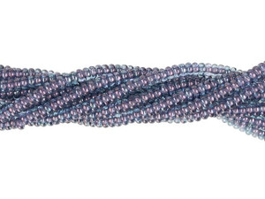 Czech Glass 3mm Luster Transparent Amethyst Rondelle Bead Strand by Starman Czech Glass 3mm Luster Transparent Amethyst Rondelle Bead Strand by Starman