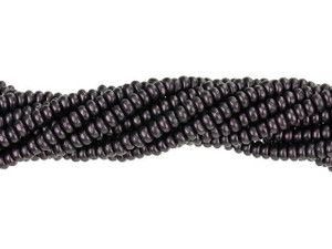Czech Glass 3mm Metallic Suede Dark Plum Rondelle Bead Strand by Starman Czech Glass 3mm Metallic Suede Dark Plum Rondelle Bead Strand by Starman