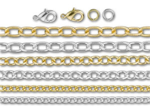 Silver and Gold Duo Chain Jewelry Kit Silver and Gold Duo Chain Jewelry Kit