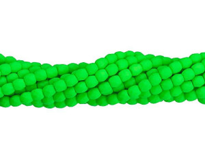 Czech Glass 3mm Neon Green Fire-Polish Bead Strand by Starman Czech Glass 3mm Neon Green Fire-Polish Bead Strand by Starman