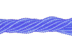 Czech Glass 3mm Sapphire Rondelle Bead Strand by Starman Czech Glass 3mm Sapphire Rondelle Bead Strand by Starman