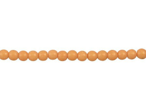 Czech Glass 4mm ColorTrends Pacifica Tangerine Round Bead Strand by Starman Czech Glass 4mm ColorTrends Pacifica Tangerine Round Bead Strand by Starman