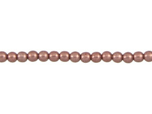 Czech Glass 4mm ColorTrends Saturated Metallic Autumn Maple Round Bead Strand by Starman Czech Glass 4mm ColorTrends Saturated Metallic Autumn Maple Round Bead Strand by Starman