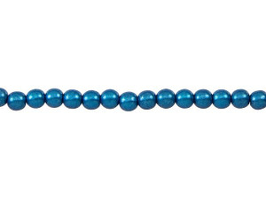 Czech Glass 4mm ColorTrends Saturated Metallic Marina Round Bead Strand by Starman Czech Glass 4mm ColorTrends Saturated Metallic Marina Round Bead Strand by Starman