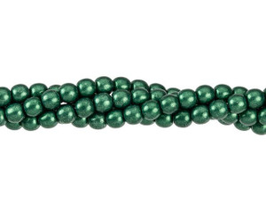 Czech Glass 4mm ColorTrends Saturated Metallic Martini Olive Round Bead Strand (100pc Strand) by Starman Czech Glass 4mm ColorTrends Saturated Metallic Martini Olive Round Bead Strand (100pc Strand) by Starman