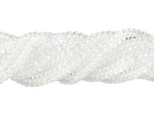 Czech Glass 4mm Crystal Rondelle Bead Strand by Starman Czech Glass 4mm Crystal Rondelle Bead Strand by Starman