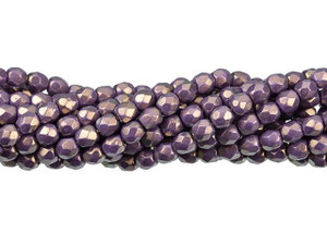 Czech Glass 4mm Halo Ethereal - Regal Fire-Polish Bead Strand by Starman Czech Glass 4mm Halo Ethereal - Regal Fire-Polish Bead Strand by Starman
