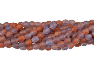 Czech Glass 4mm Hurricane Glass - Matte - Calico Hills Fire-Polish Bead Strand by Starman Czech Glass 4mm Hurricane Glass - Matte - Calico Hills Fire-Polish Bead Strand by Starman