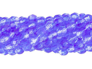 Czech Glass 4mm Hurricane Glass Surf's Up Fire-Polish Bead Strand by Starman Czech Glass 4mm Hurricane Glass Surf's Up Fire-Polish Bead Strand by Starman