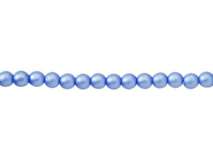 Czech Glass 4mm Matte Baby Blue Round Glass Pearl Bead Strand by Starman Czech Glass 4mm Matte Baby Blue Round Glass Pearl Bead Strand by Starman