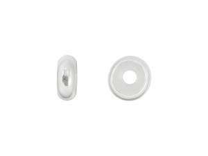 Sterling Silver 7mm Stopper Bead with 2.5mm Hole Sterling Silver 7mm Stopper Bead with 2.5mm Hole