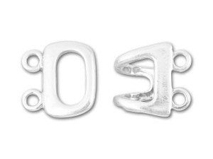 Sterling Silver Two-Strand Clasp Sterling Silver Two-Strand Clasp