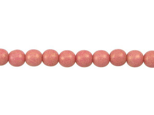 Czech Glass 6mm ColorTrends Pacifica Watermelon Round Bead Strand by Starman Czech Glass 6mm ColorTrends Pacifica Watermelon Round Bead Strand by Starman
