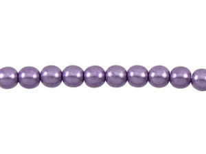Czech Glass 6mm ColorTrends Saturated Metallic Ballet Slipper Round Bead Strand by Starman Czech Glass 6mm ColorTrends Saturated Metallic Ballet Slipper Round Bead Strand by Starman