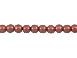 Czech Glass 6mm ColorTrends Saturated Metallic Grenadine Round Bead Strand by Starman Czech Glass 6mm ColorTrends Saturated Metallic Grenadine Round Bead Strand by Starman