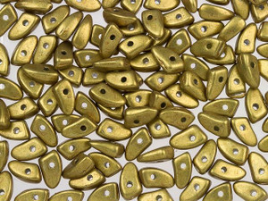 Czech Glass 6mm ColorTrends: Saturated Metallic Spicy Mustard Prong Bead 2.5-Inch Tube by Starman Czech Glass 6mm ColorTrends: Saturated Metallic Spicy Mustard Prong Bead 2.5-Inch Tube by Starman